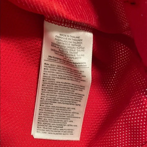 USA Official 2014 Nike Men's Red and Blue Soccer Jersey size Medium - Picture 6 of 10